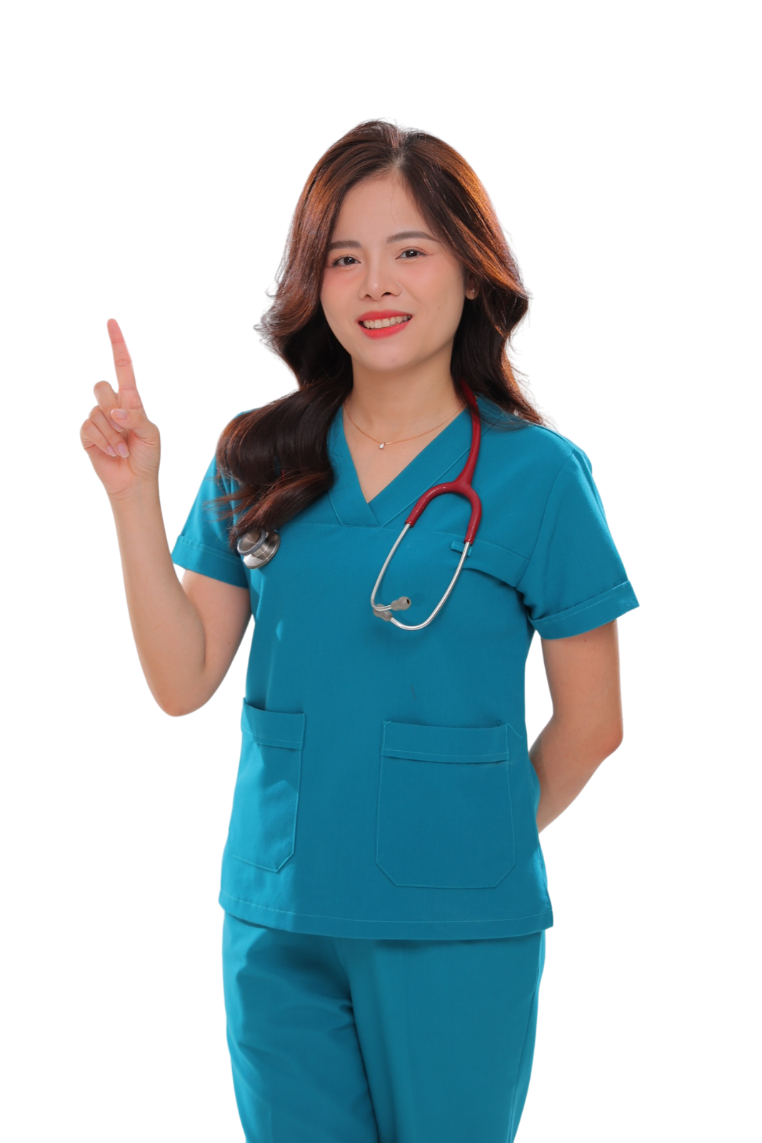 Bác sĩ chỉ tay hướng dẫn